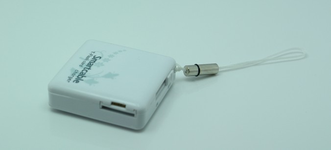 T-Flash Card Reader and Charger with Lanyard