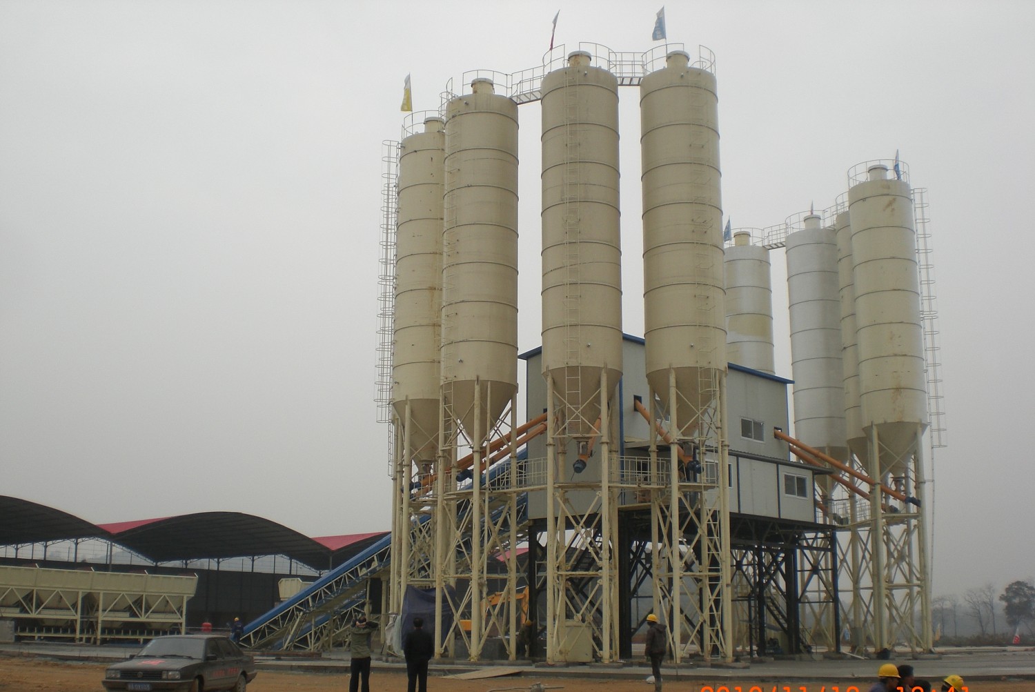 180 m3/h Concrete Batching Plant with JS3000 Mixer