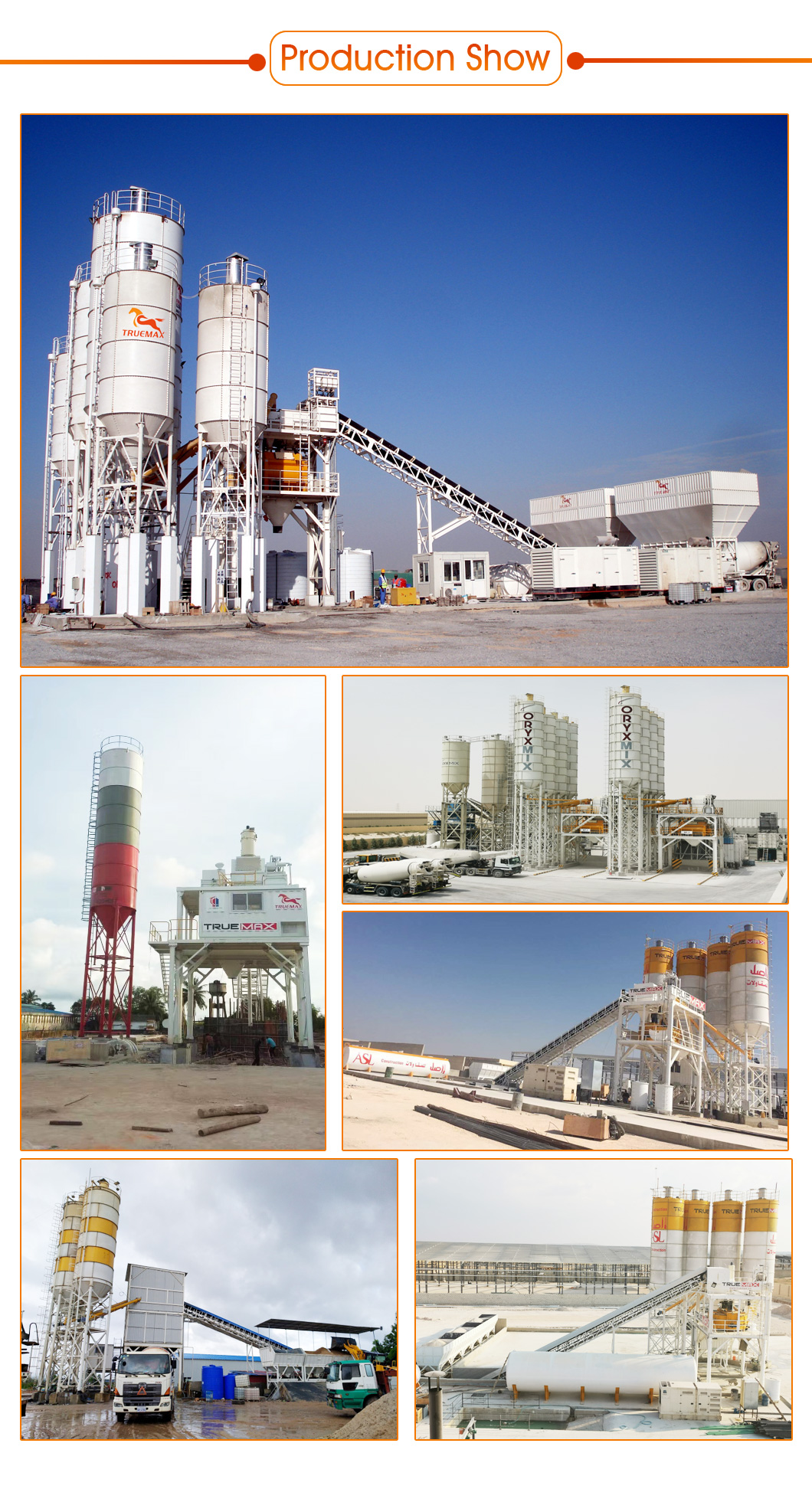 CBP100M Concrete Batching Plant Production Show
