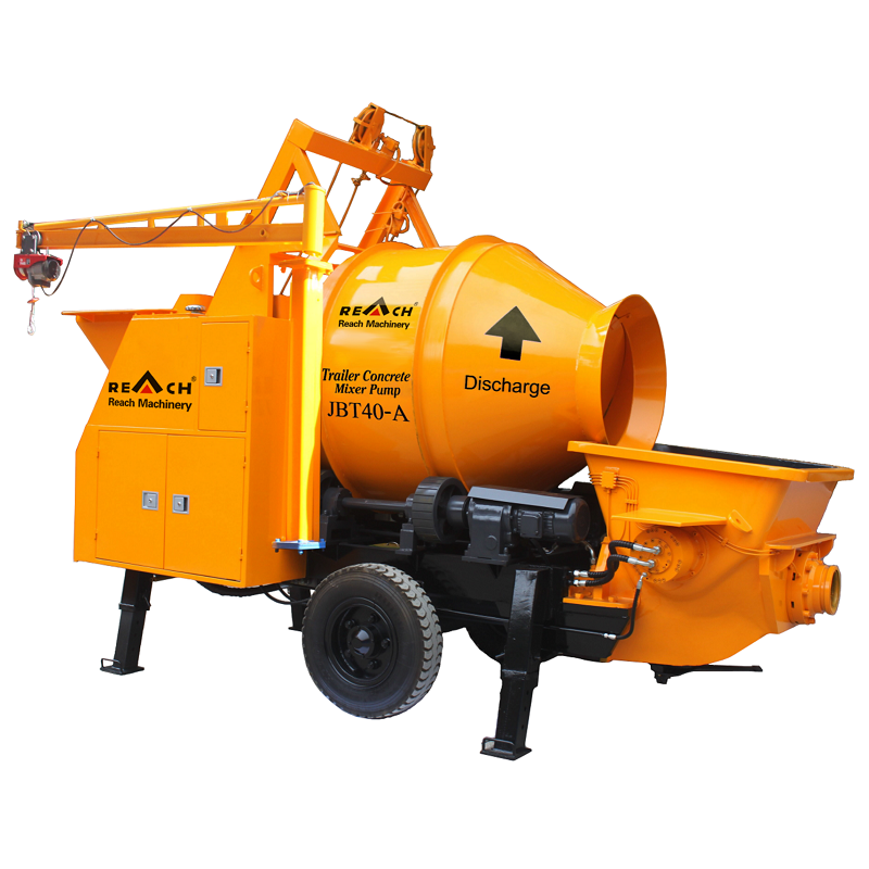 Mobile Concrete Mixer with Pump