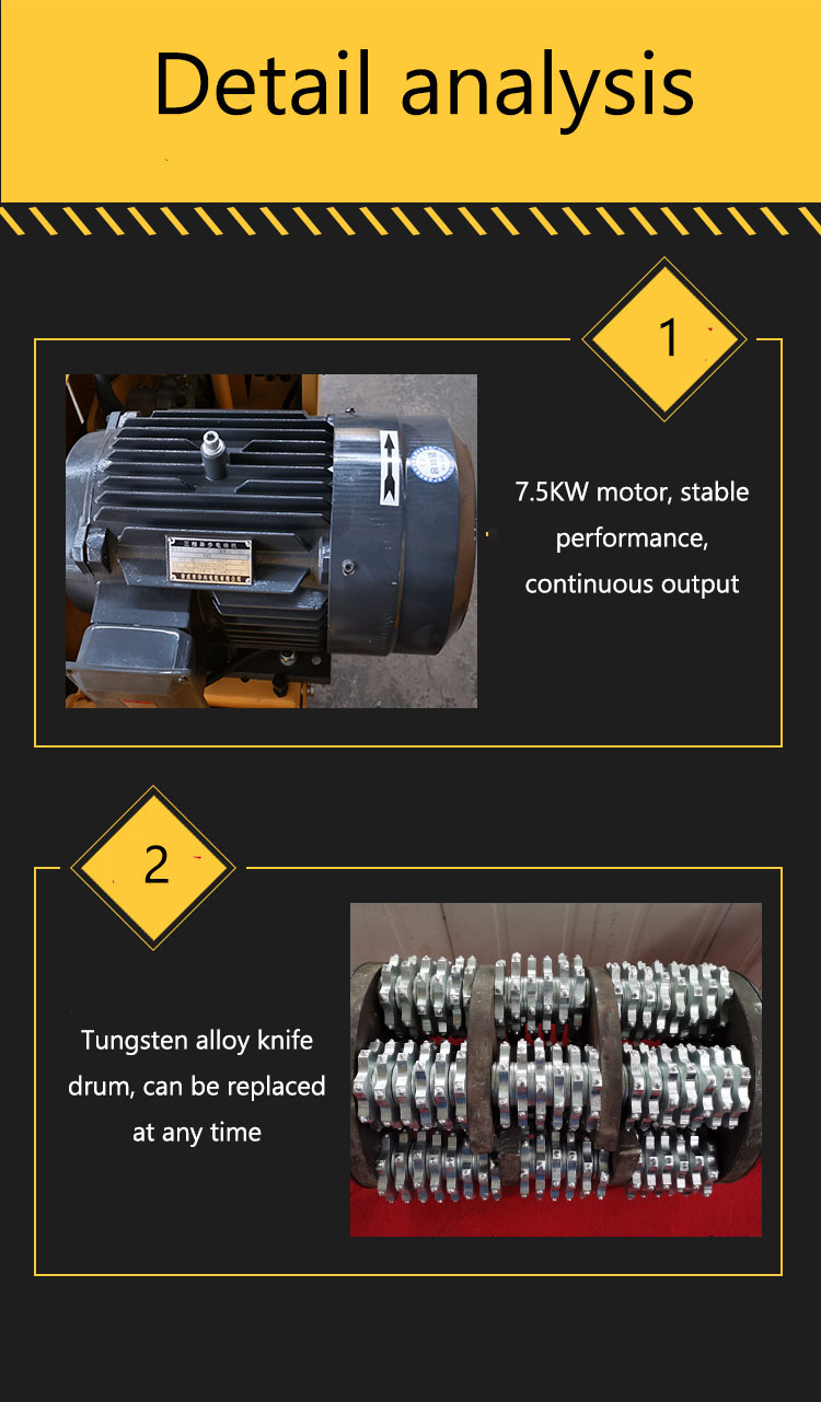 Tungsten alloy knife drum assembly
