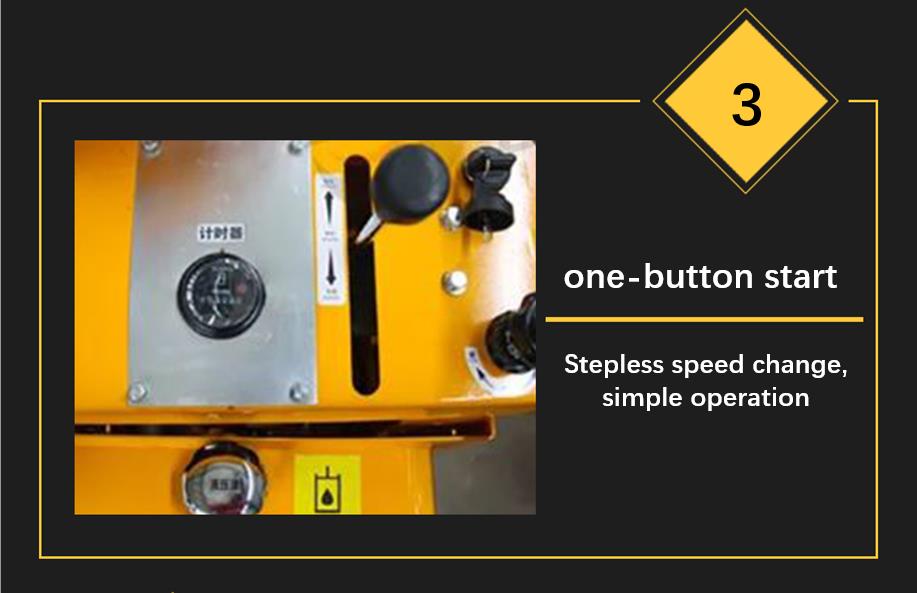 Control panel with one-button start