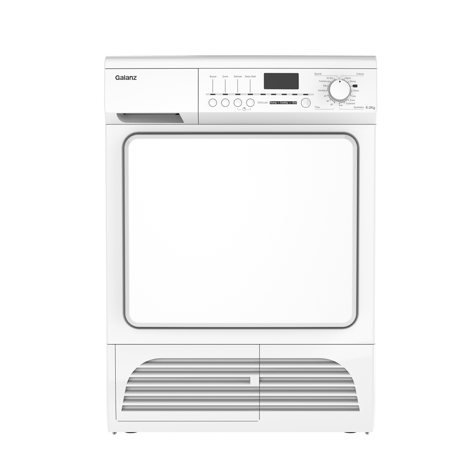 8.0 Kg Capacity Condenser Dryer