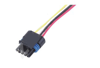 Multi-Wire Connection Cable with Rectangular Connector