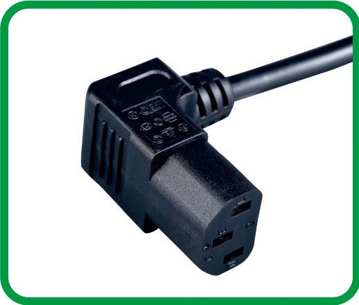 Right Angle IEC C13 Connector