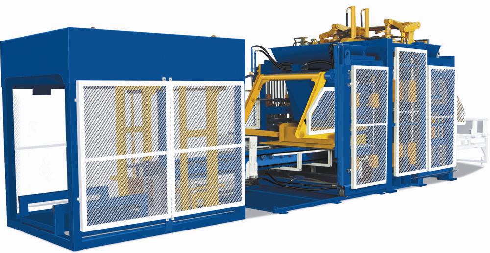 Automated Construction Material Processing Machine