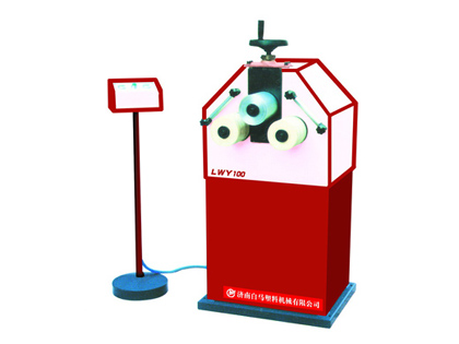 Material Shaping Machine with Cylindrical Rollers
