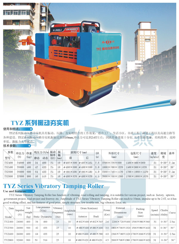 Vibratory Tamping Roller
