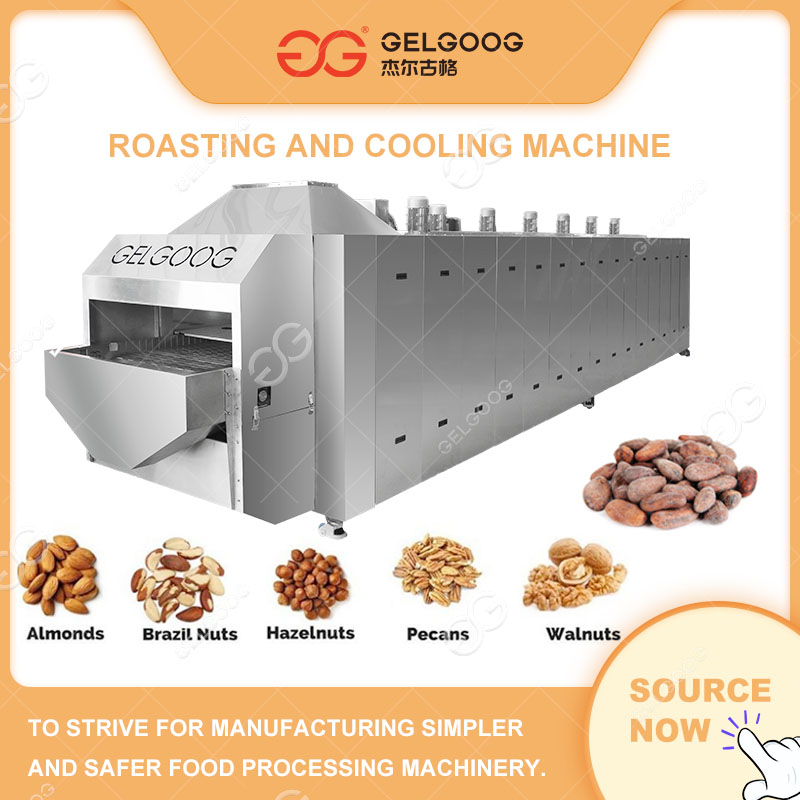 Continuous Automatic Cocoa Bean Roasting Machine Price - Image 2