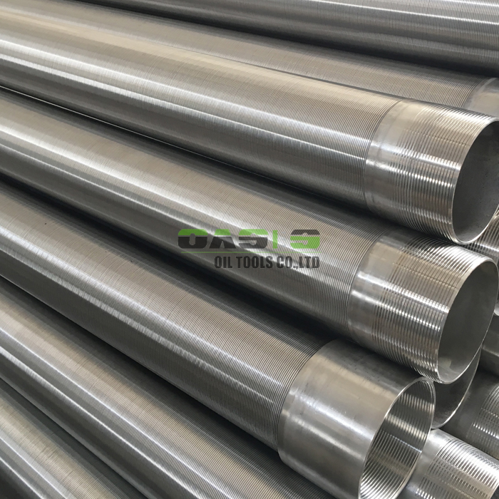 Well Drilling Continuous Slot Wire Wrap Screen