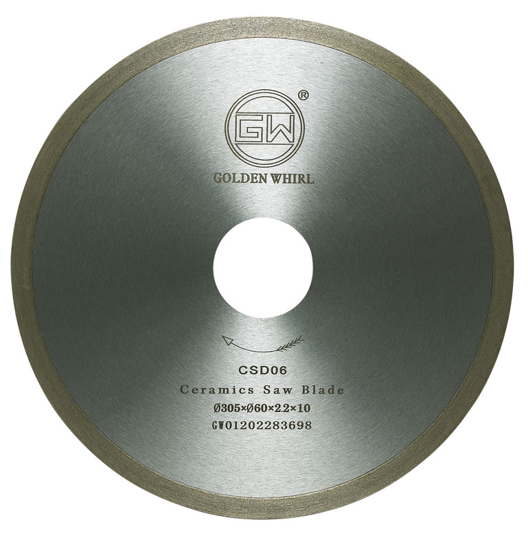Continuous Rim Ceramic Saw Blade