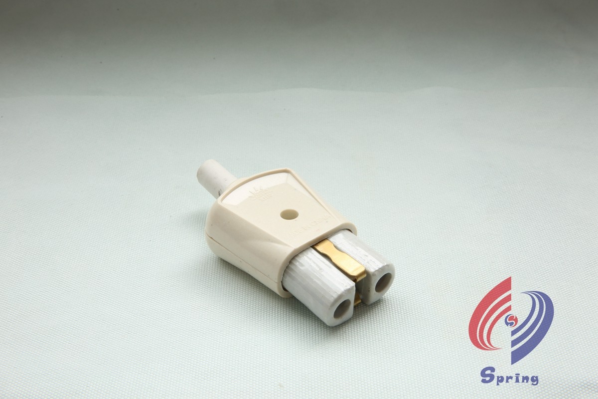 Two-Pin Cooker Plug for High-Temperature Appliances