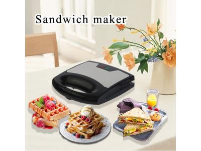 Cool touch non-stick square waffle maker plate - Image 3