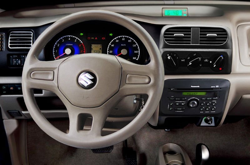 Interior dashboard and controls
