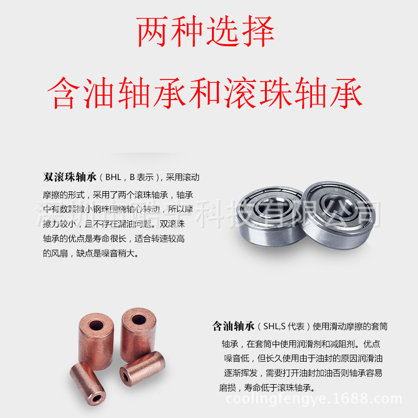 Comparison of ball bearing vs sleeve bearing