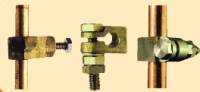Copper Plated Steel Grounding Rods with Brass Clamps