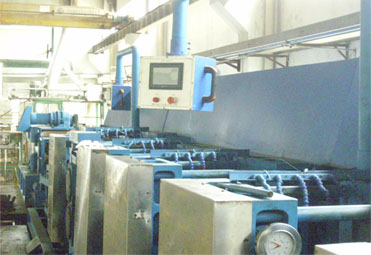 Continuous Casting and Rolling Line for Metal Rods and Plates