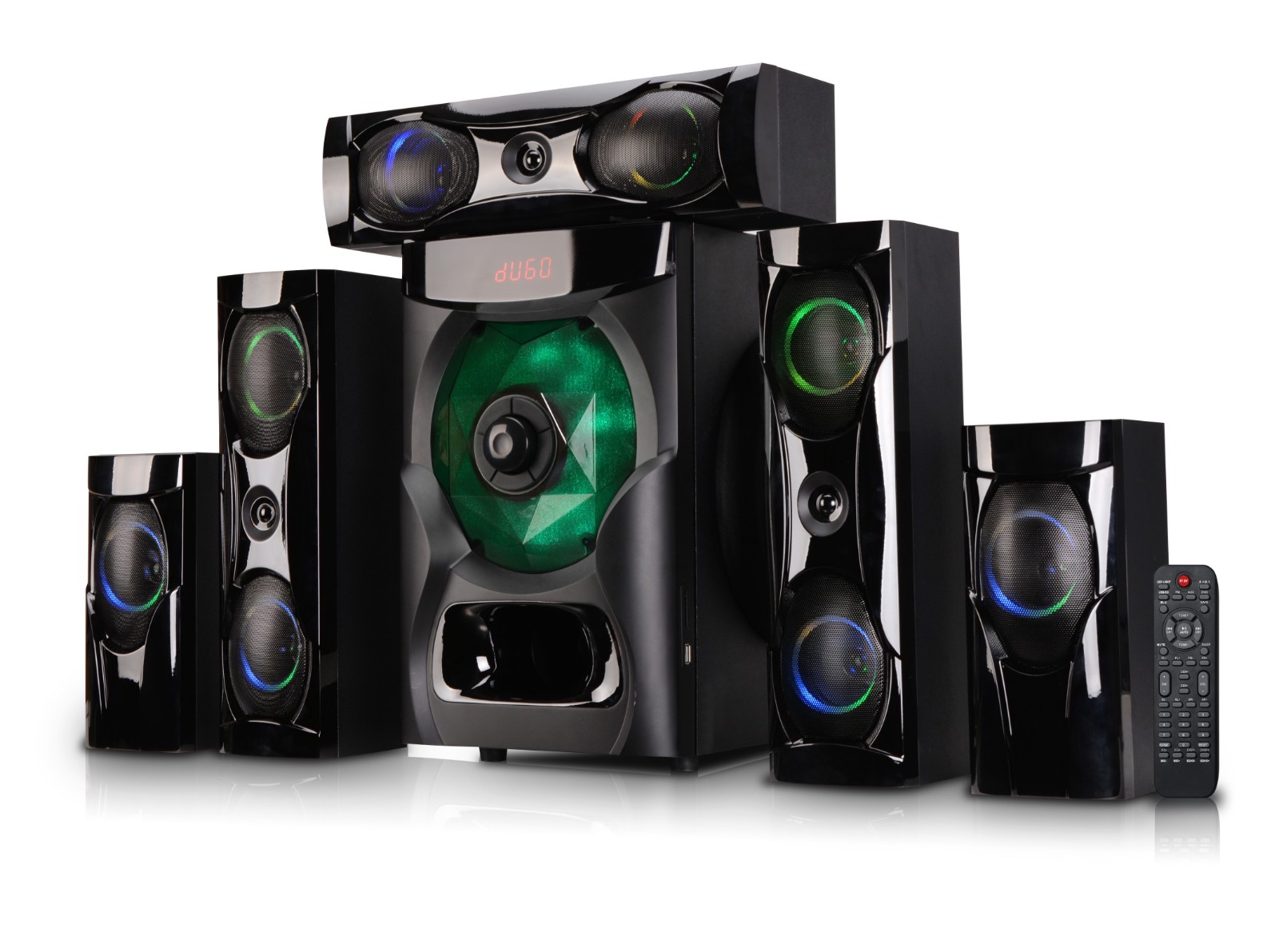 5.1 Channel Multimedia Speaker System with Subwoofer