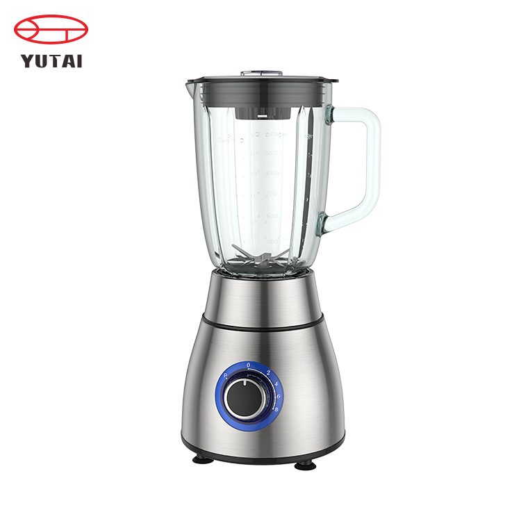 1.75L Glass Jar Kitchen Blender with Ice Crushing Blades