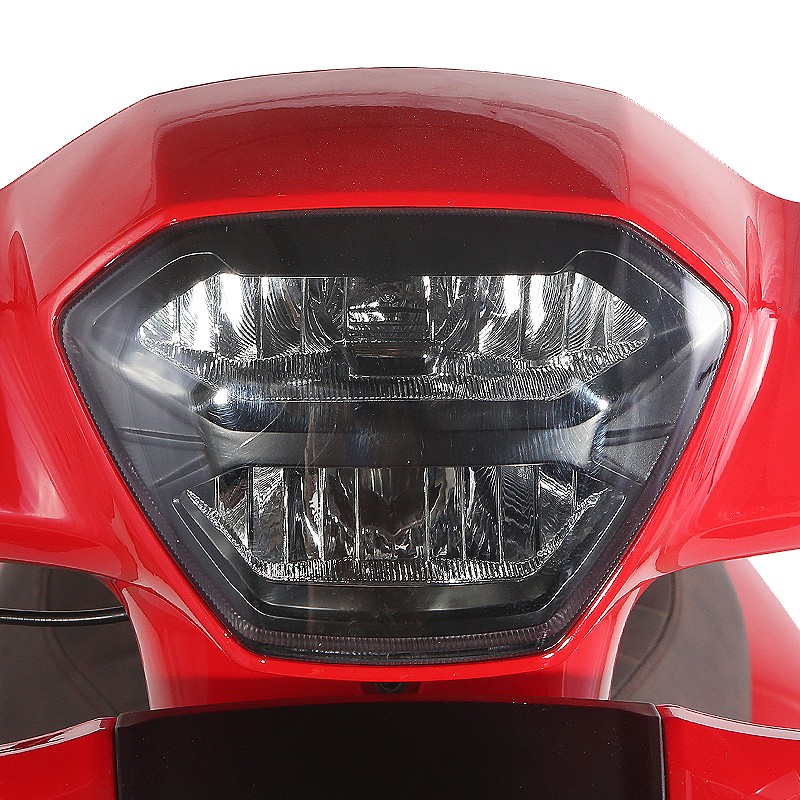 16-Inch Wheel Gas Scooter with LED Lighting
