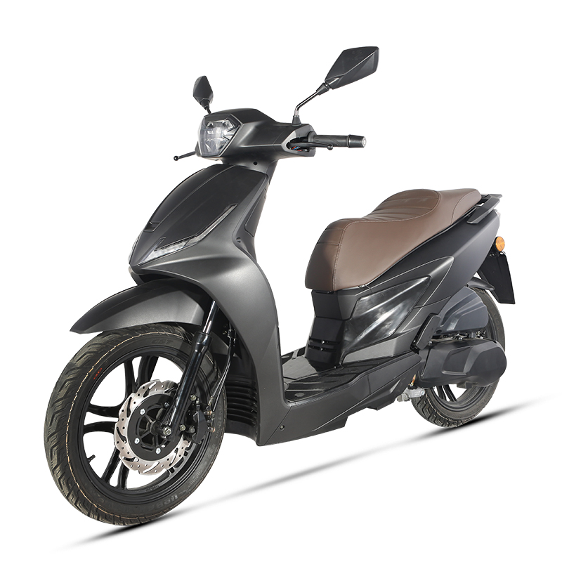 Full side view of the 16-inch wheel scooter in matte finish