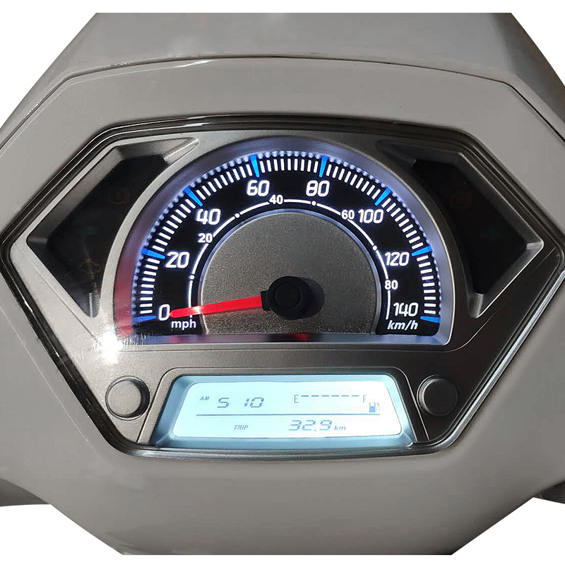 Digital and analog hybrid instrument panel
