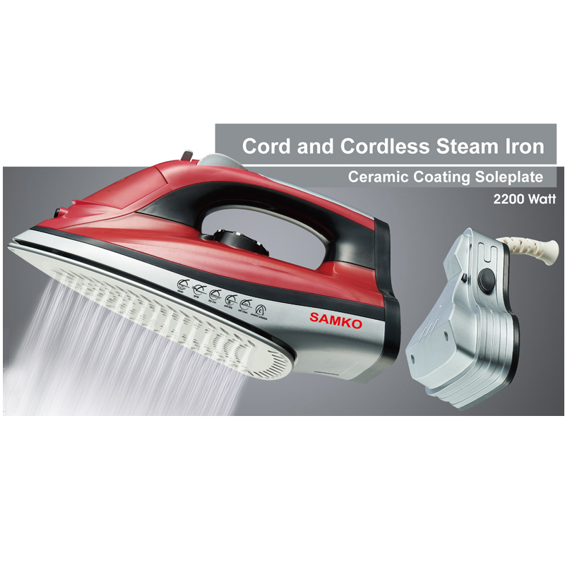 Cord & Cordless Steam Iron - Image 2