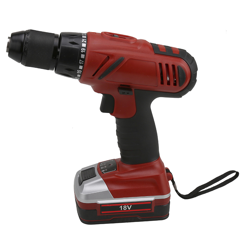 18V Cordless Drill with Keyless Chuck