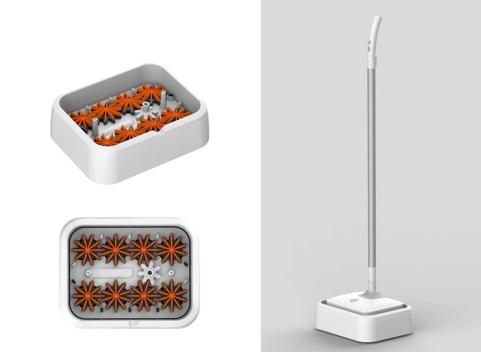 Cordless Self-cleaning Vibration Floor Cleaner Mop with Low Noise D5 - Image 3