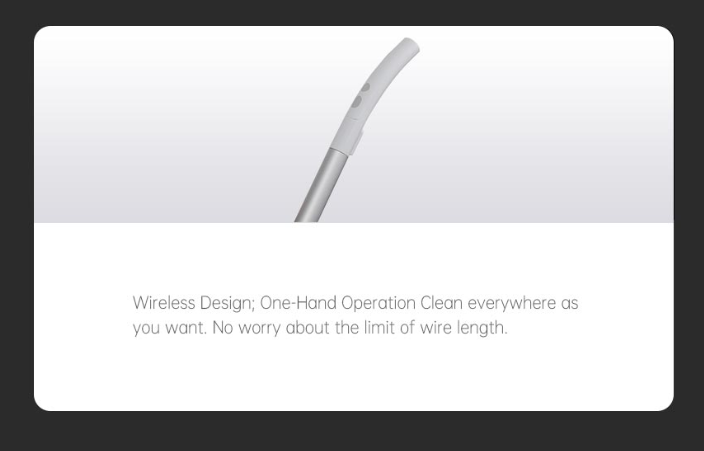 One-hand cordless operation