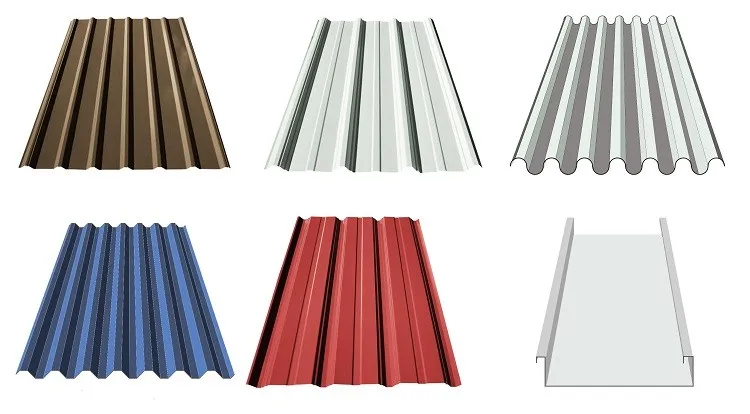 Corrugated metal sheet profiles