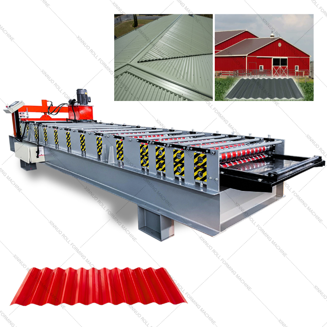 corrugated iron sheet making aluzinc roll forming machine - Image 2