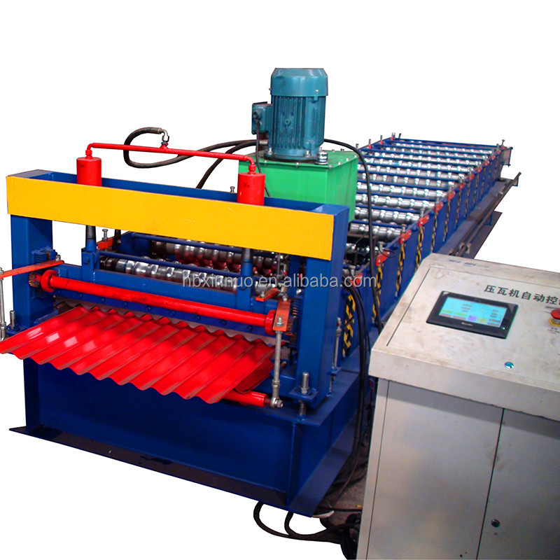 Control panel and hydraulic system of the forming machine