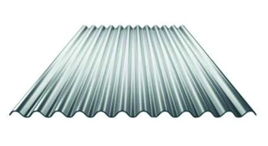 Full view of the corrugated sheet roll forming machine