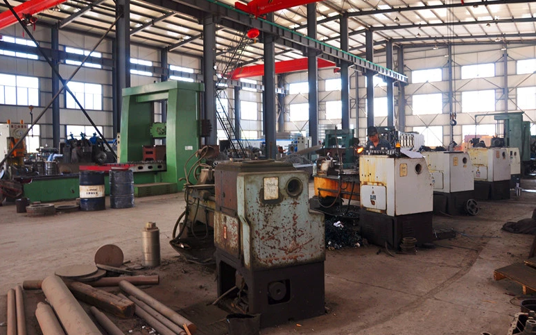 Industrial roll forming machine in production environment