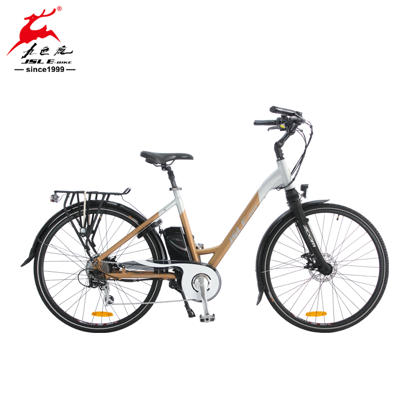Cost-effective Wholesale 700C Al Alloy Stepped Frame Women City Electric Bicycle - Image 3