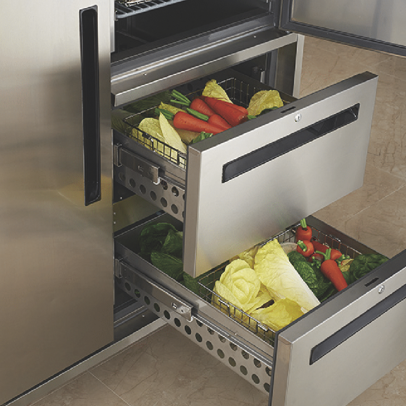 Commercial Undercounter Refrigerator with Drawers