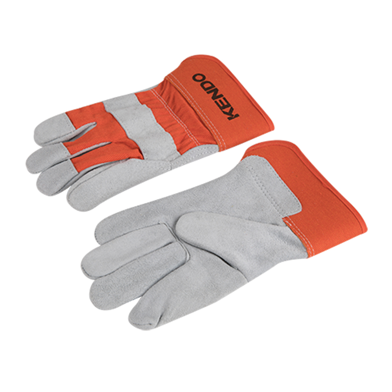 Cow Split Leather Work Gloves