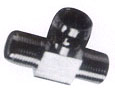 F Female to F Male T-Shaped Connector