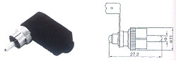 Right Angle Coaxial PAL Connector