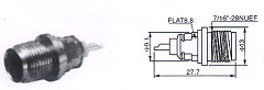 TNC Female Bulkhead Connector
