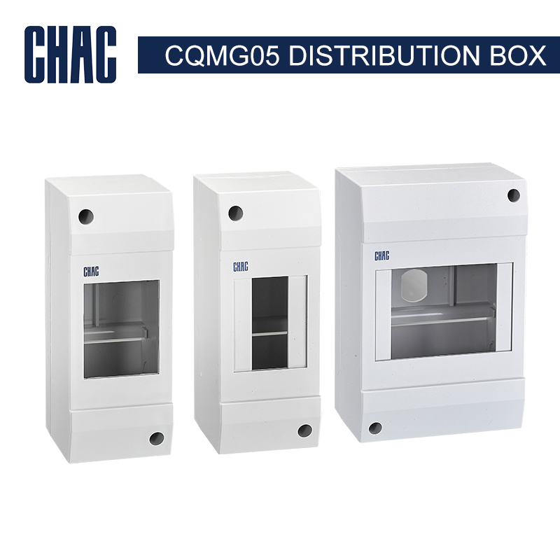 Surface Mount Electrical Distribution Box with Transparent Window