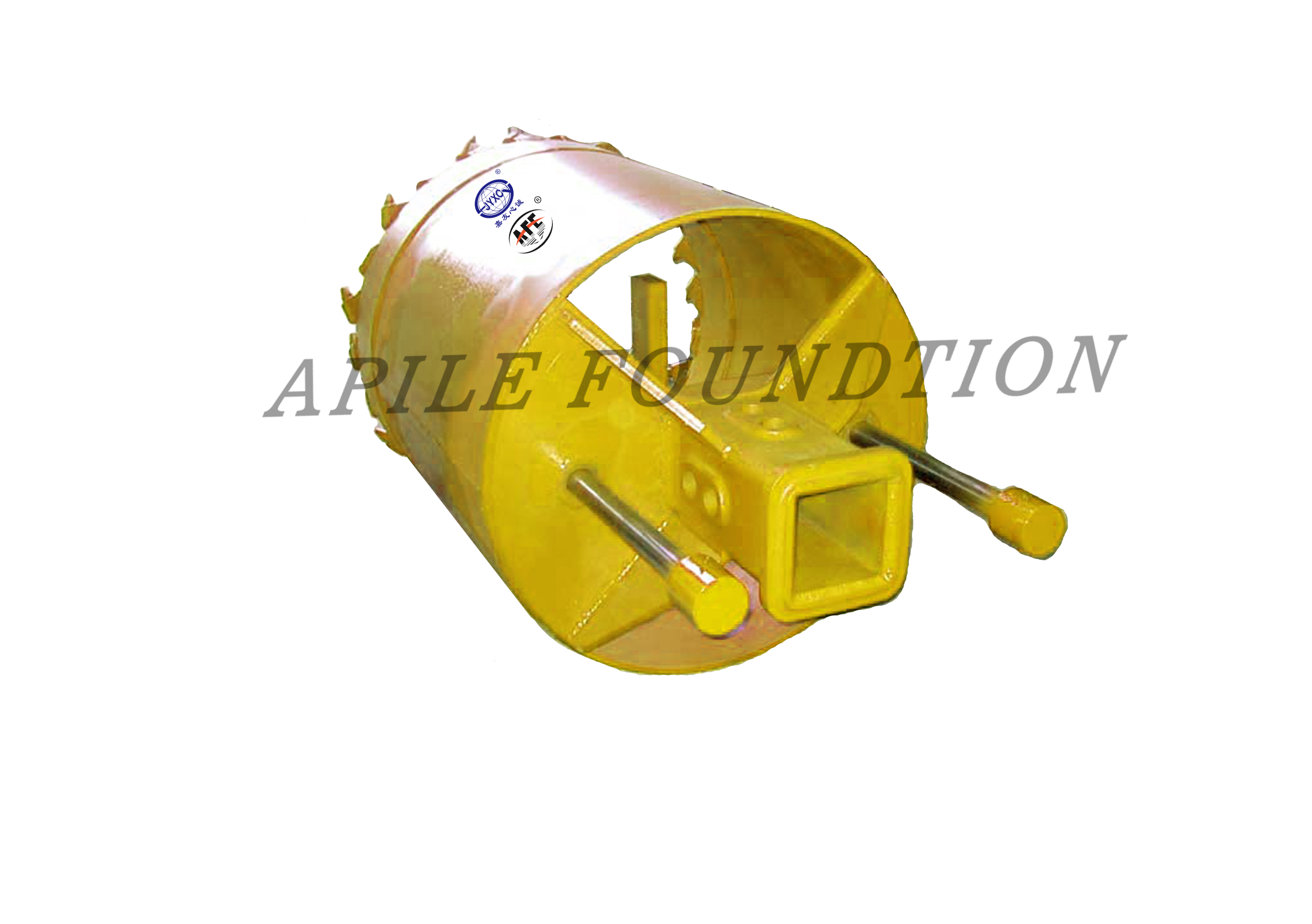 Rock Core Barrel with Cutting Bits and Core Unloading Piston