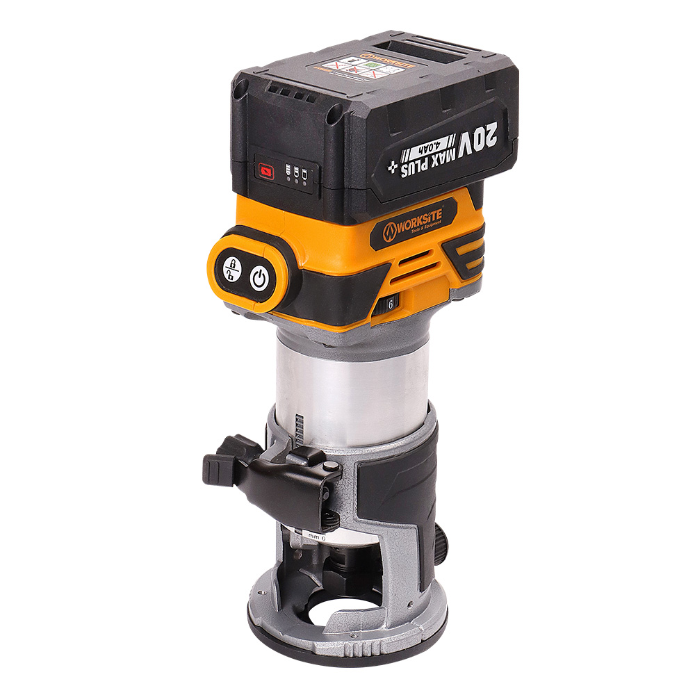 CR326-4.0Ah Battery 20V Brushless Cordless Router Trimmer Tools - Image 3