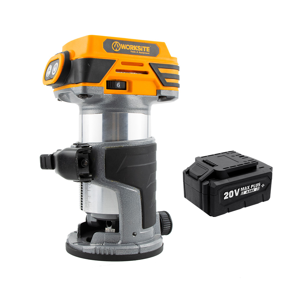 20V Cordless Compact Router Trimmer with 4.0Ah Battery