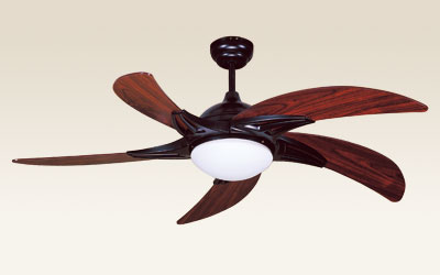 Wooden Blade Ceiling Fan with Light
