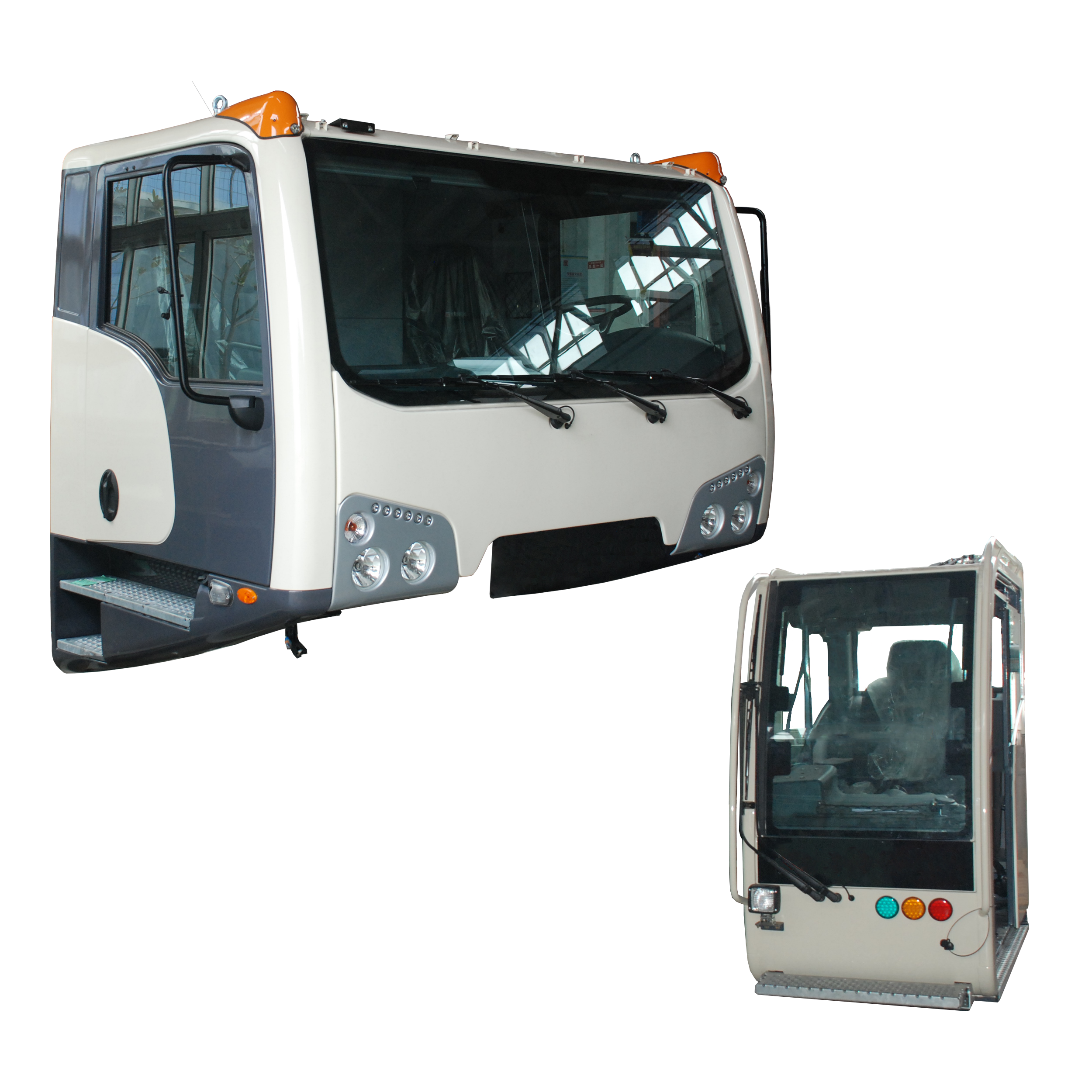 Crane Cab for Upper and Lower Crane Operation