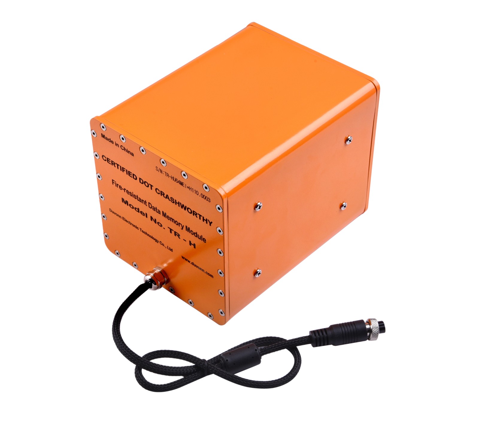 Crashworthy Fireproof Train Data Memory Module