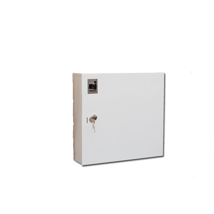 Industrial Metal Storage Crate with Locking Door