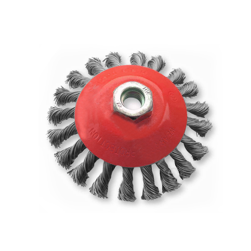 Crimped Wire Conical Brush